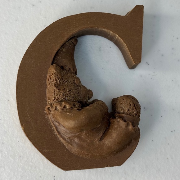 TNT Unfinished ABC Teddy Bear Figurine Set and Teddy Bear Ornament Four Pieces - Picture 11 of 16